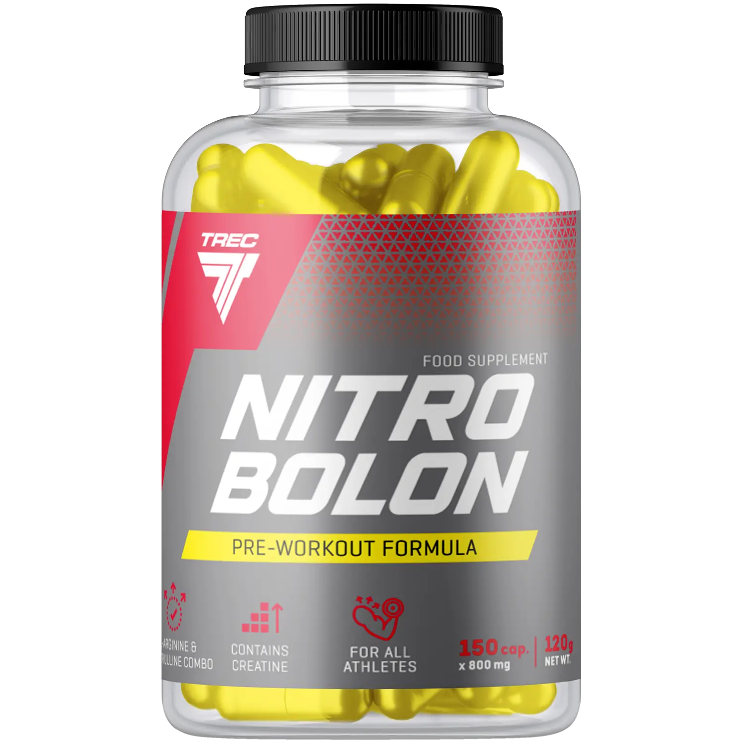 Trec Nitrobolon биологически активная добавка, 150 кап./1 уп.
Trec Nitrobolon биологически активная добавка, 150 кап./1 уп.