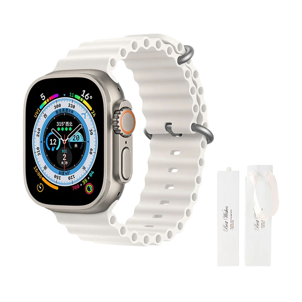 Ремешок Wepro Ocean для часов Apple Watch Series 11, 42 мм, подарочный пакет, белый
Ремешок Wepro Ocean для часов Apple Watch Series 11, 42 мм, подарочный пакет, белый