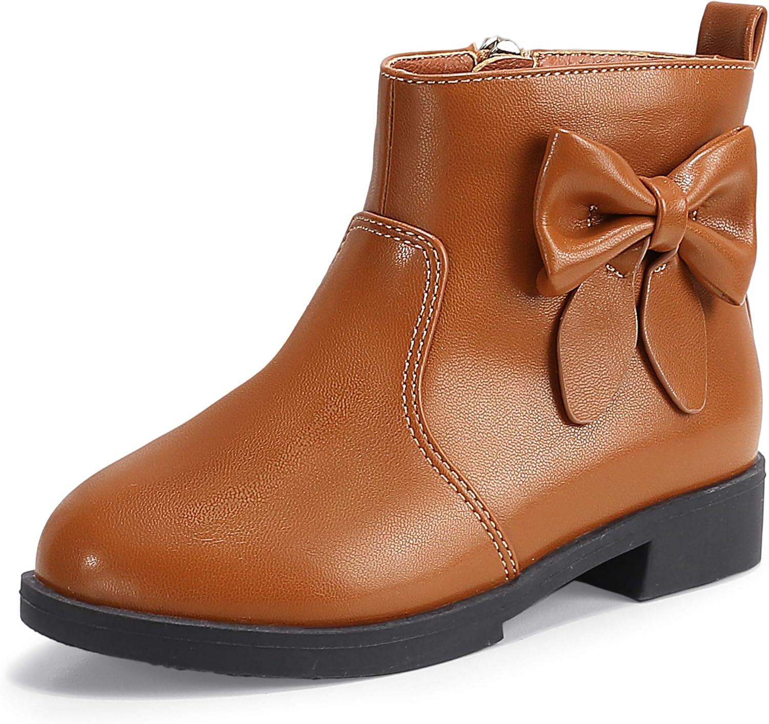 Детские ботильоны для девочек PANDANINJIA Sofia Sweet с короткой голенью, бантом и боковой молнией, A Brown Pu
Детские ботильоны для девочек PANDANINJIA Sofia Sweet с короткой голенью, бантом и боковой молнией, A Brown Pu