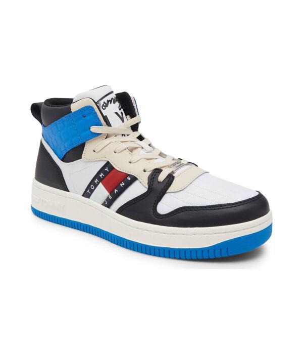 Кроссовки спортивные Tommy Jeans Mid Cut с элементами кожи, черный
Кроссовки спортивные Tommy Jeans Mid Cut с элементами кожи, черный