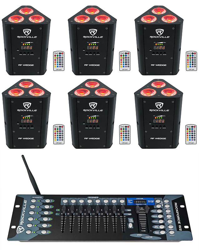 Комплект Rockville RF WEDGE BLACK RGBWA + UV Батарея Wireless DMX Up Lights + Контроллер RF WEDGE BLACK + Rockforce W2
Комплект Rockville RF WEDGE BLACK RGBWA + UV Батарея Wireless DMX Up Lights + Контроллер RF WEDGE BLACK + Rockforce W2
