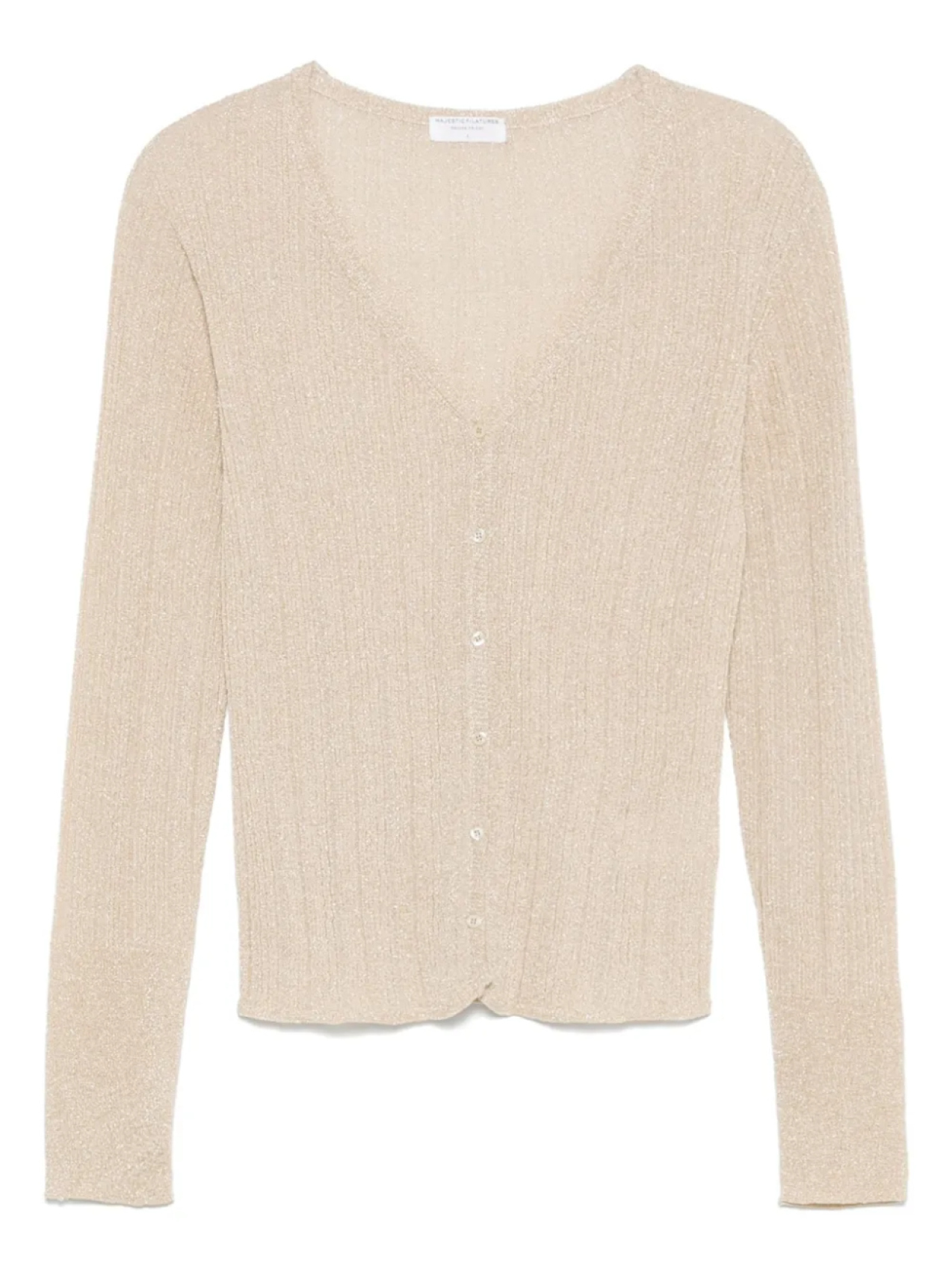 Кардиган в рубчик Majestic Filatures, золотой
Кардиган в рубчик Majestic Filatures, золотой