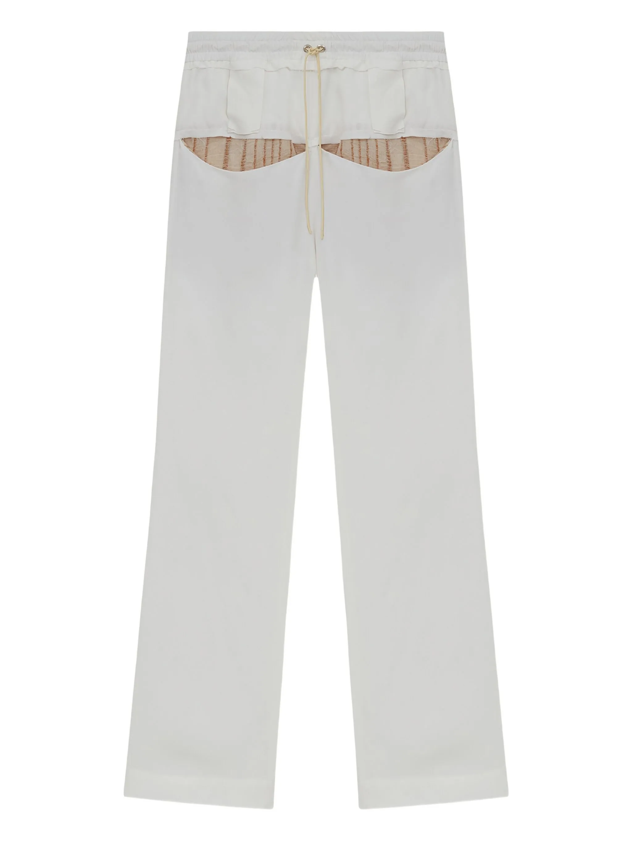 Брюки широкого кроя с вырезом Misci, белый
Брюки широкого кроя с вырезом Misci, белый