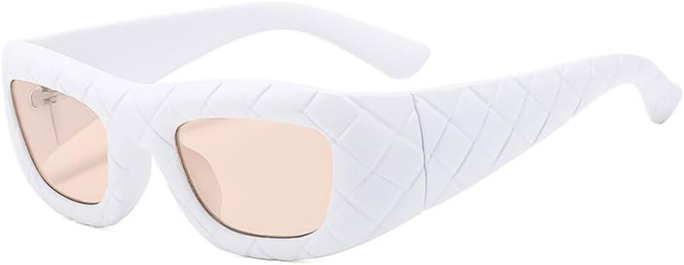 Винтажные маленькие панк-солнцезащитные очки прямоугольной формы для женщин и мужчин, роскошные солнцезащитные очки с плетением Intrecciato для женщин, забавные очки TYUVIVO, C6whitechampagne
Винтажные маленькие панк-солнцезащитные очки прямоугольной формы для женщин и мужчин, роскошные солнцезащитные очки с плетением Intrecciato для женщин, забавные очки TYUVIVO, C6whitechampagne