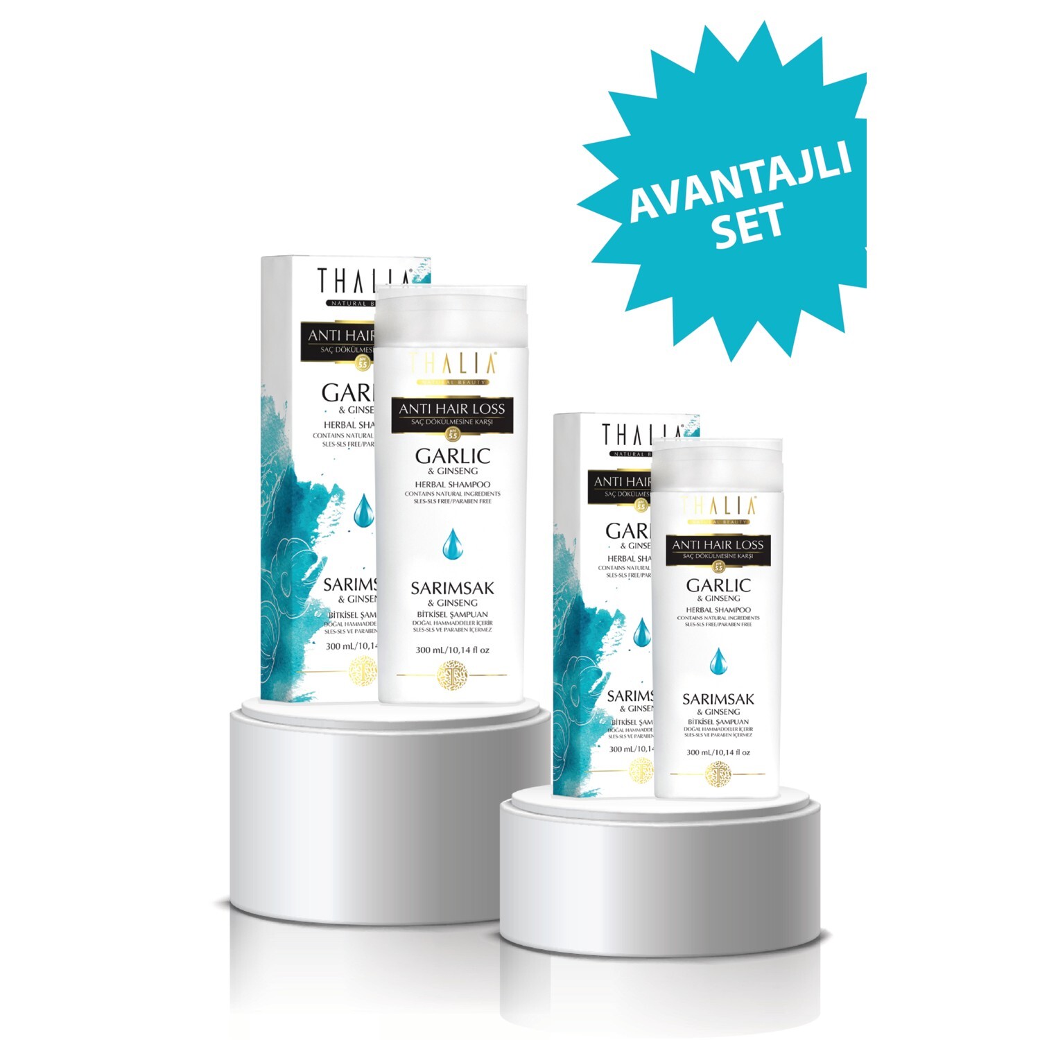 Шампунь для укрепления волос Thalia с экстрактом чеснока и гизэнга, 3 тюбика
Шампунь для укрепления волос Thalia с экстрактом чеснока и гизэнга, 3 тюбика