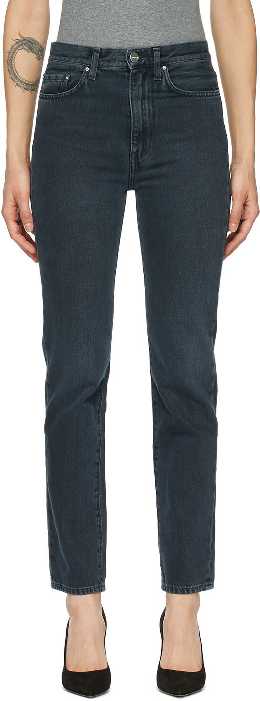 Черные джинсы классического кроя Totême
Черные джинсы классического кроя Totême