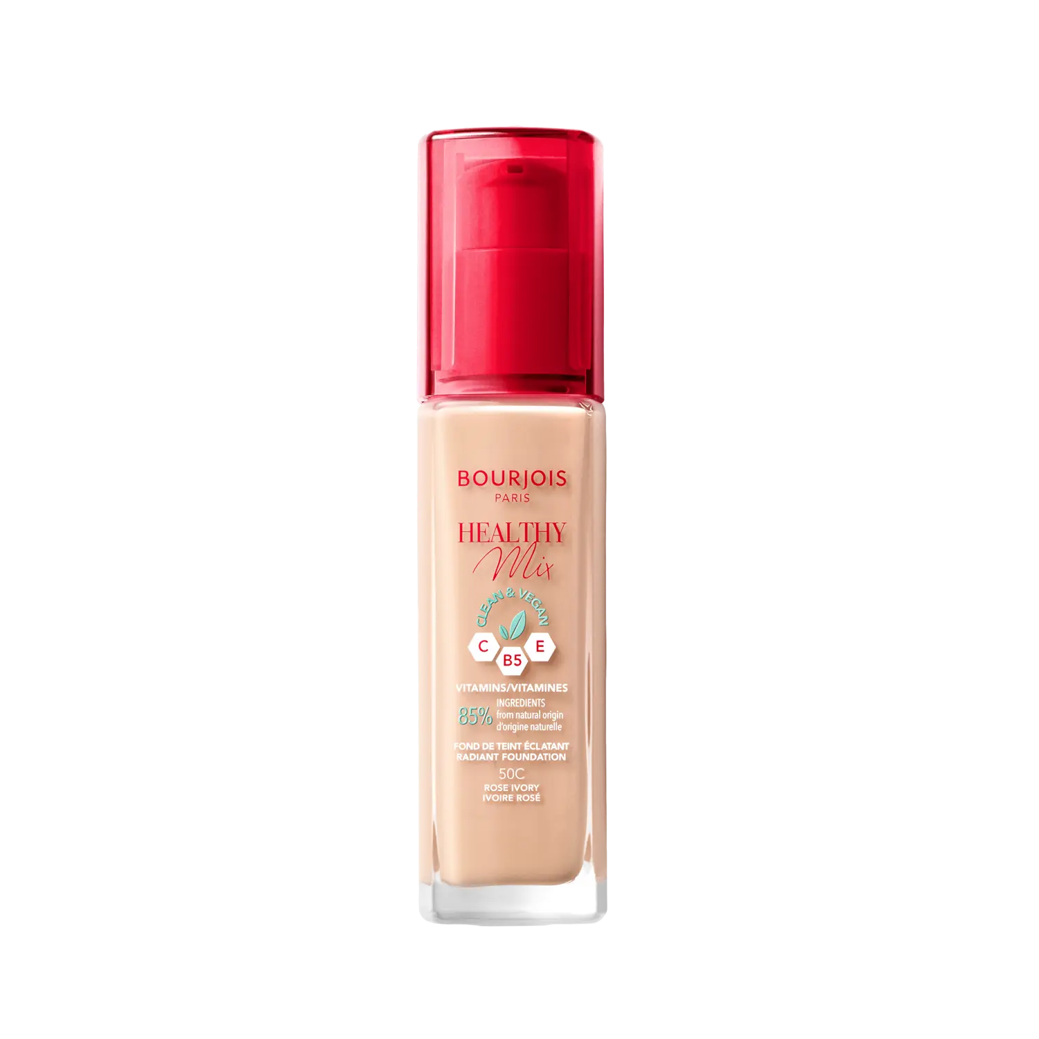 Веганская осветляющая основа 50 роз слоновой кости Bourjois Healthy Mix Clean, 30 мл
Веганская осветляющая основа 50 роз слоновой кости Bourjois Healthy Mix Clean, 30 мл