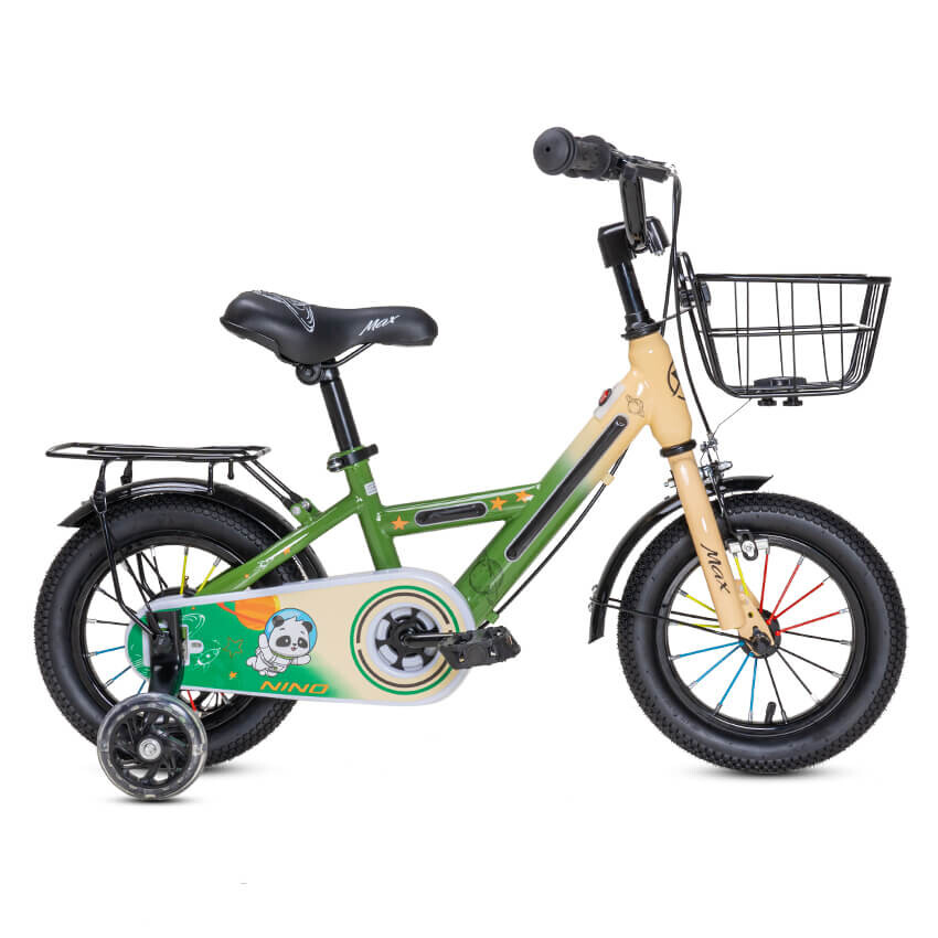 Велосипед детский MAX BIKE Nino 12", бежевый/зеленый
Велосипед детский MAX BIKE Nino 12", бежевый/зеленый