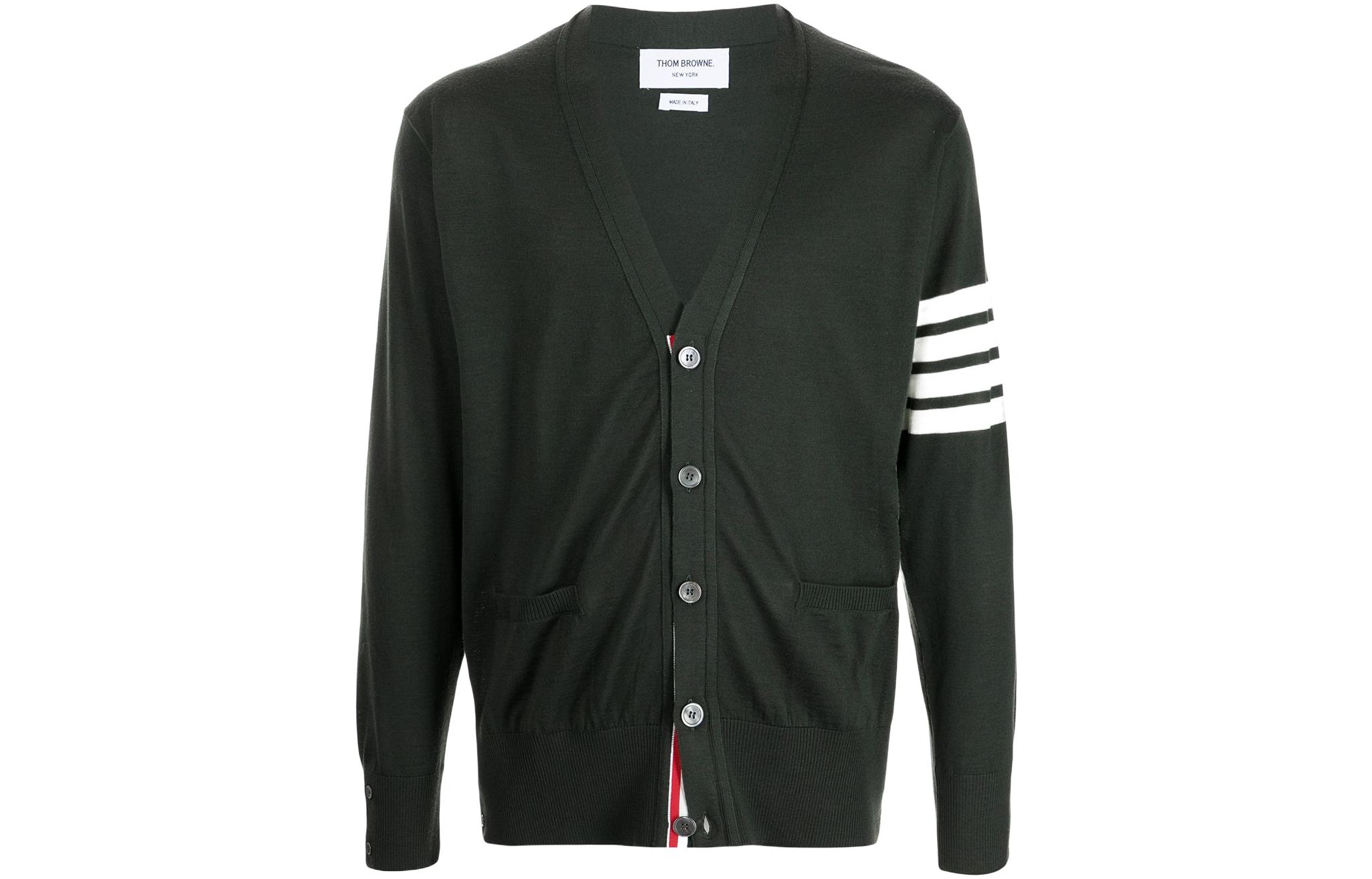 THOM BROWNE Свитер мужской зеленый
THOM BROWNE Свитер мужской зеленый