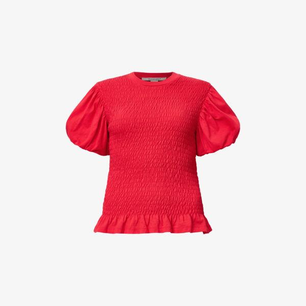 Топ Allsaints Dael с пышными рукавами, красный
Топ Allsaints Dael с пышными рукавами, красный