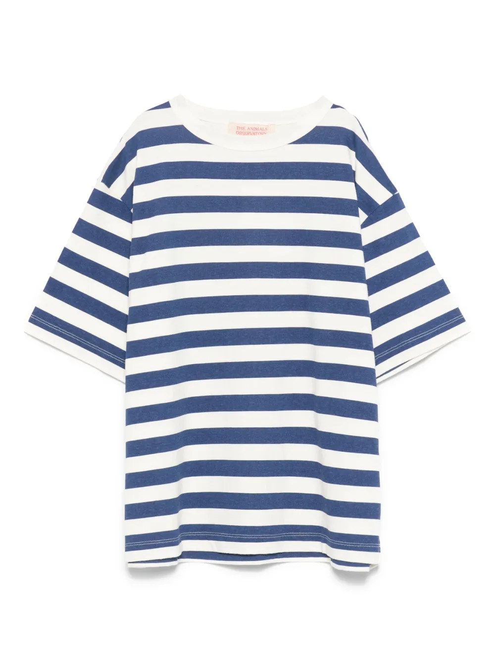 Полосатая футболка с нашивкой-логотипом The Animals Observatory, синий
Полосатая футболка с нашивкой-логотипом The Animals Observatory, синий