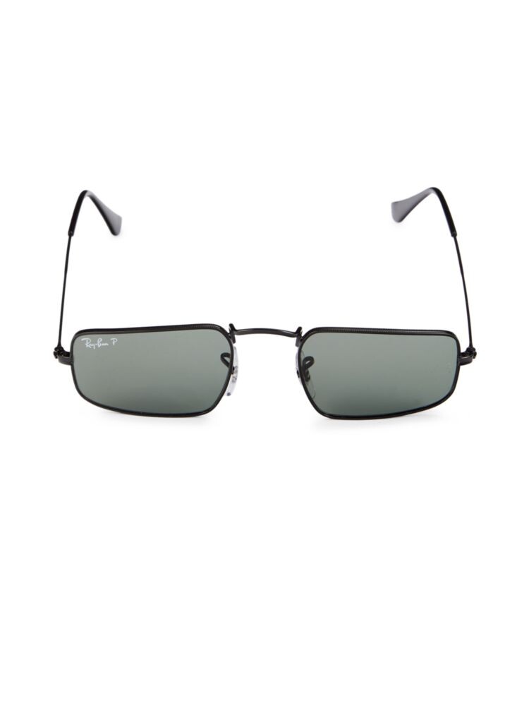 Прямоугольные солнцезащитные очки 49MM Ray-Ban, черный 
Прямоугольные солнцезащитные очки 49MM Ray-Ban, черный