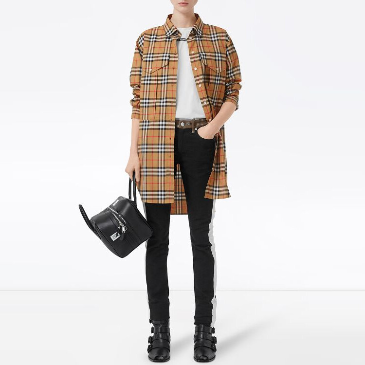 Рубашка женская Burberry в клетку, желтый
Рубашка женская Burberry в клетку, желтый