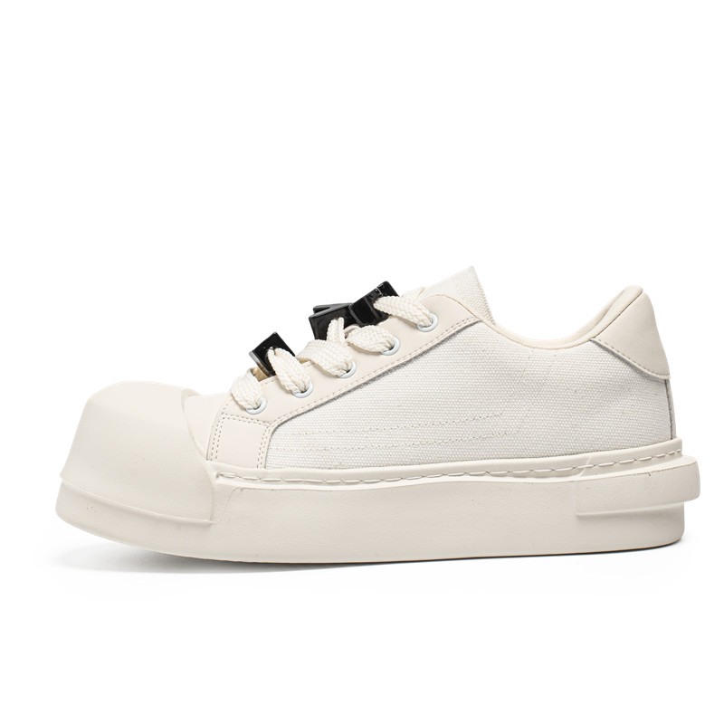 JANECO Мужские низкие скейтерские кеды белые, цвет White
JANECO Мужские низкие скейтерские кеды белые, цвет White