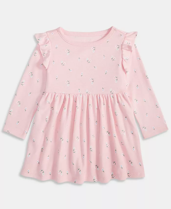 Платье для девочек с длинными рукавами и мелким цветочным принтом First Impressions, розовый
Платье для девочек с длинными рукавами и мелким цветочным принтом First Impressions, розовый