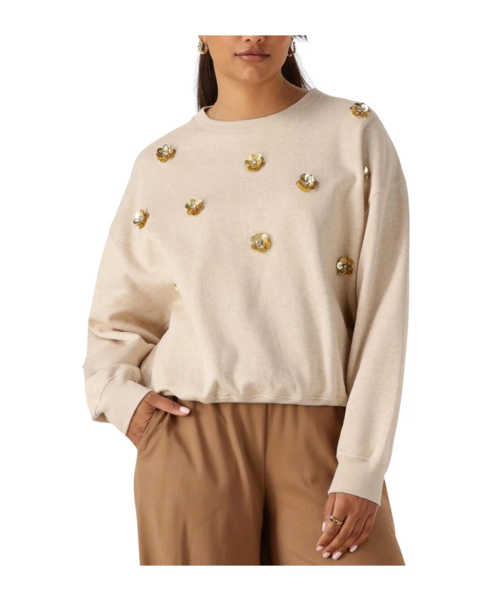 Пуловер Беатрис с цветком Nukus, бежевый
Пуловер Беатрис с цветком Nukus, бежевый