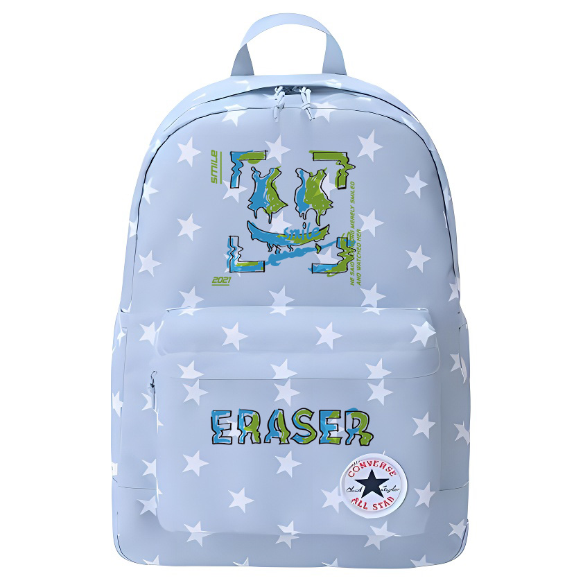 Converse Полиэстеровый рюкзак среднего размера унисекс светло-дымчато-голубой, Smiley Face
Converse Полиэстеровый рюкзак среднего размера унисекс светло-дымчато-голубой, Smiley Face