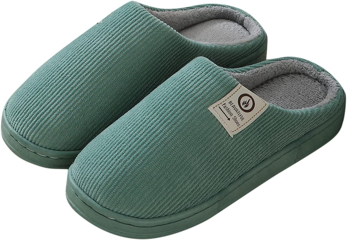 Домашние тапочки Hbeylia для женщин и мужчин, унисекс, модные, с пушистой мягкой подкладкой, утепленные для зимы, с резиновой подошвой, нескользящие, моющиеся, широкого размера, для использования дома и на улице, зеленый
Домашние тапочки Hbeylia для женщин и мужчин, унисекс, модные, с пушистой мягкой подкладкой, утепленные для зимы, с резиновой подошвой, нескользящие, моющиеся, широкого размера, для использования дома и на улице, зеленый