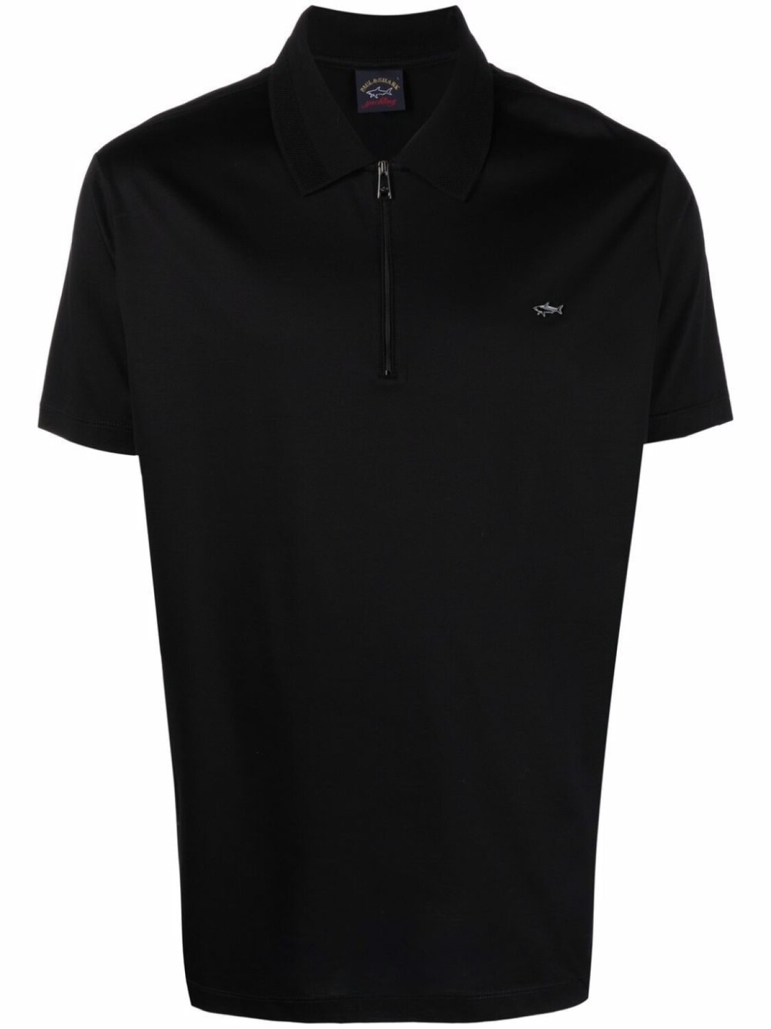 Рубашка поло на молнии Paul & Shark, черный 
Рубашка поло на молнии Paul & Shark, черный