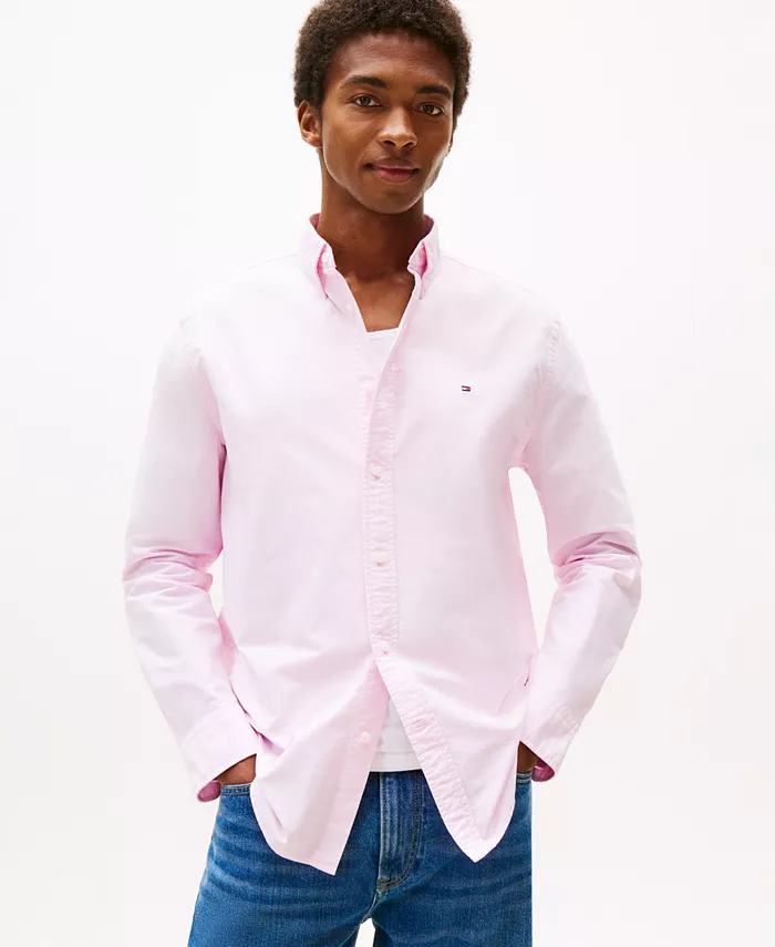 Мужская классическая рубашка Heritage Oxford Tommy Hilfiger, розовый
Мужская классическая рубашка Heritage Oxford Tommy Hilfiger, розовый