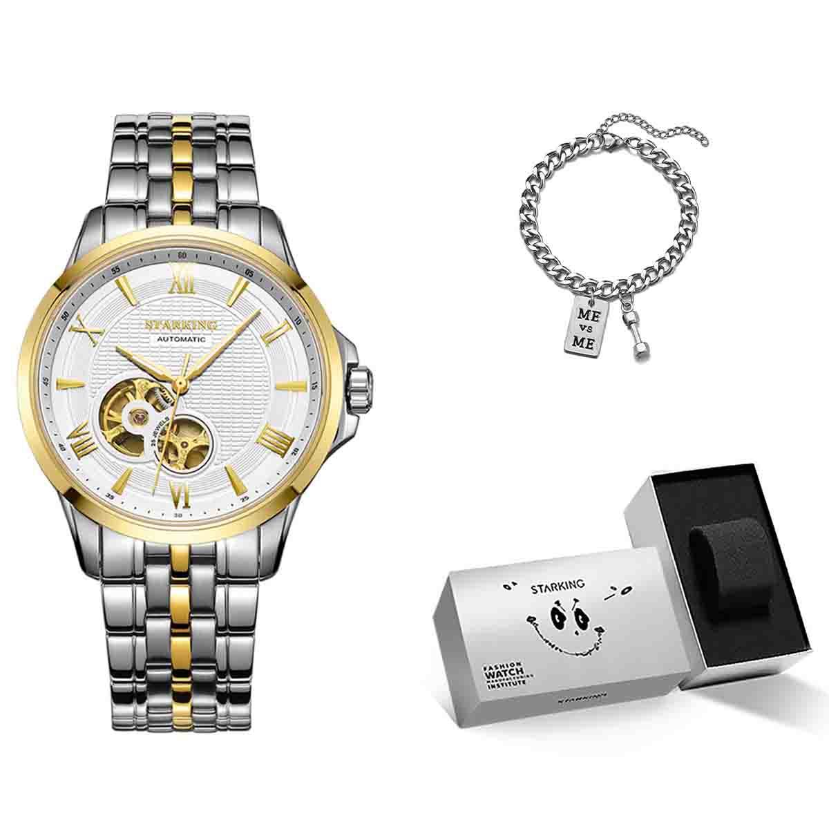 STARKING Часы Automatic Mechanical Movement Watch Women's Watch Black Dial
STARKING Часы Automatic Mechanical Movement Watch Women's Watch Black Dial