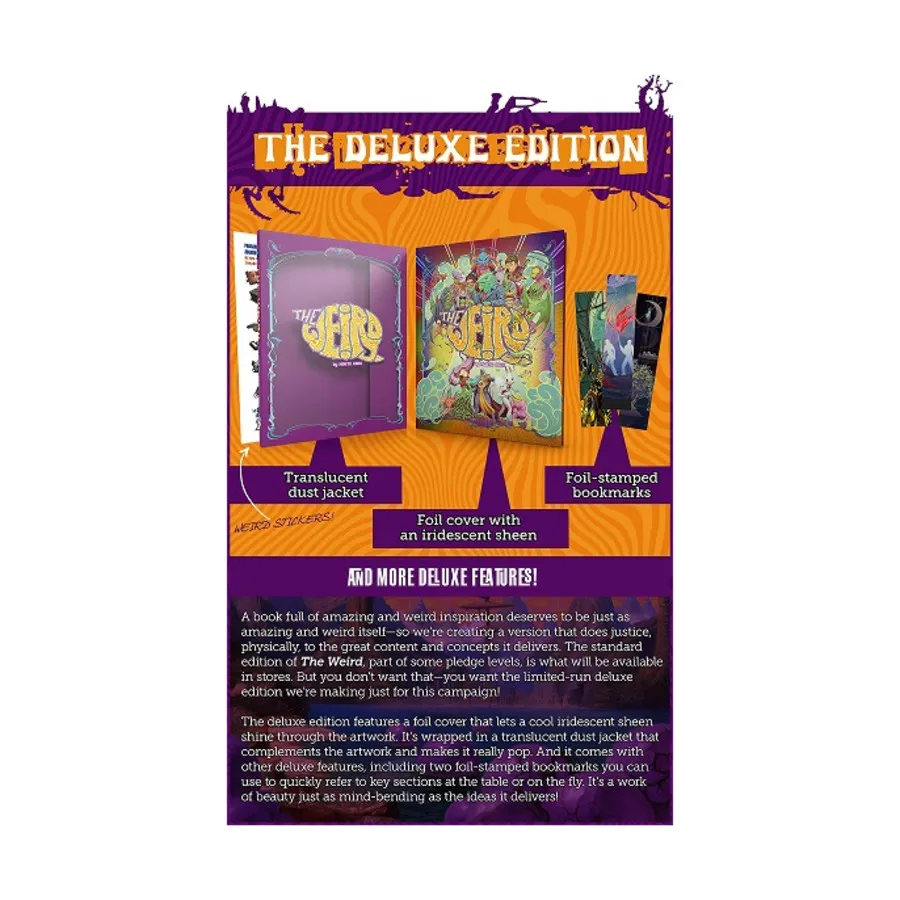 Weird (Deluxe Edition), Role Playing Games (Monte Cook Games), твердый переплет
Weird (Deluxe Edition), Role Playing Games (Monte Cook Games), твердый переплет