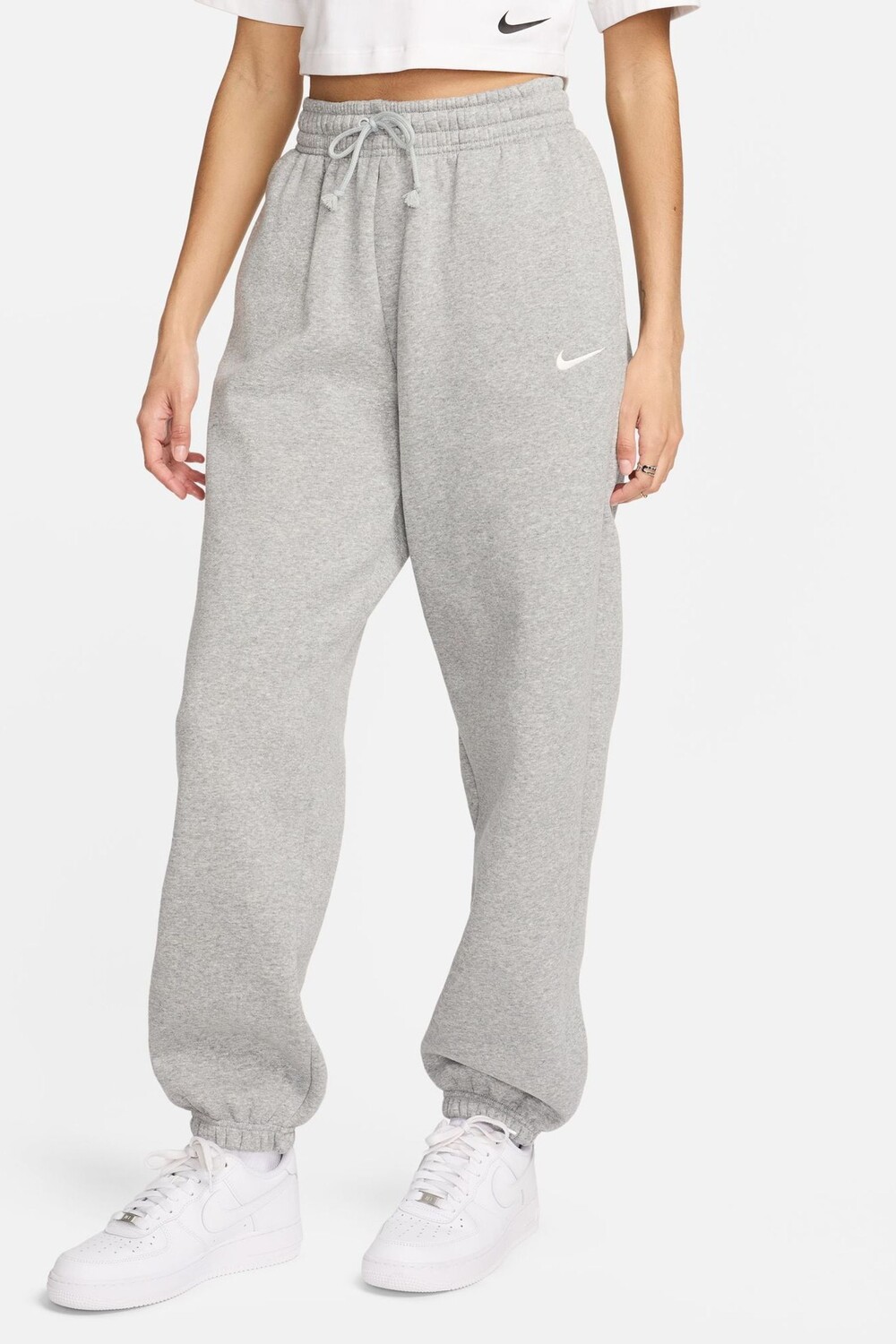 Трикотажные джоггеры в стиле феникс оверсайз с завышенной талией Nike, серый
Трикотажные джоггеры в стиле феникс оверсайз с завышенной талией Nike, серый