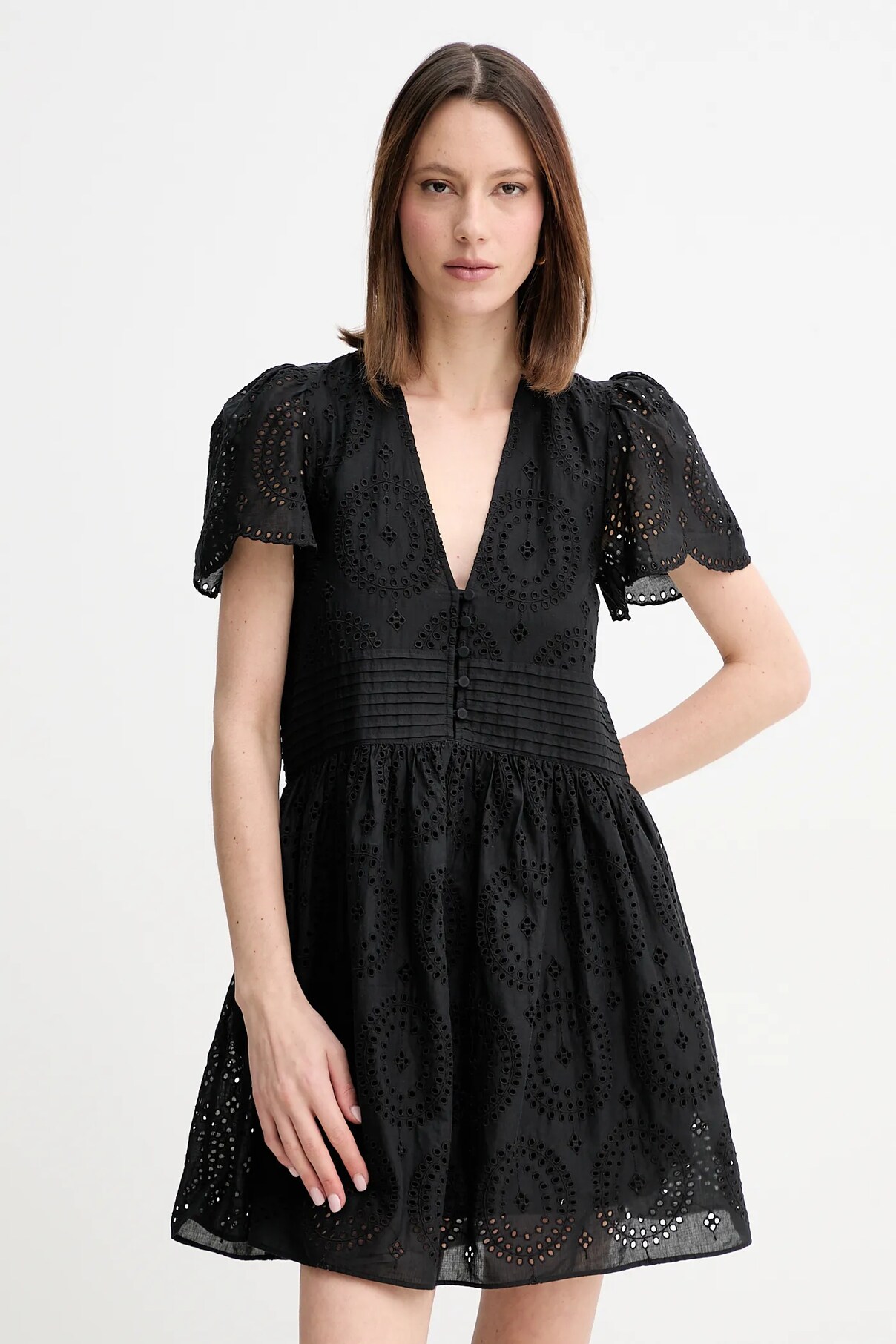 Хлопковое платье Boss Orange, черный
Хлопковое платье Boss Orange, черный