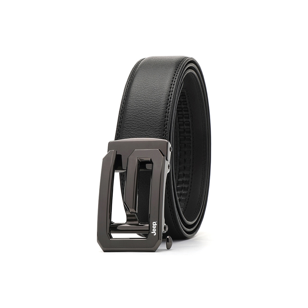 Кожаный ремень из спилка унисекс 3,5 см Jeep, gunmetal
Кожаный ремень из спилка унисекс 3,5 см Jeep, gunmetal