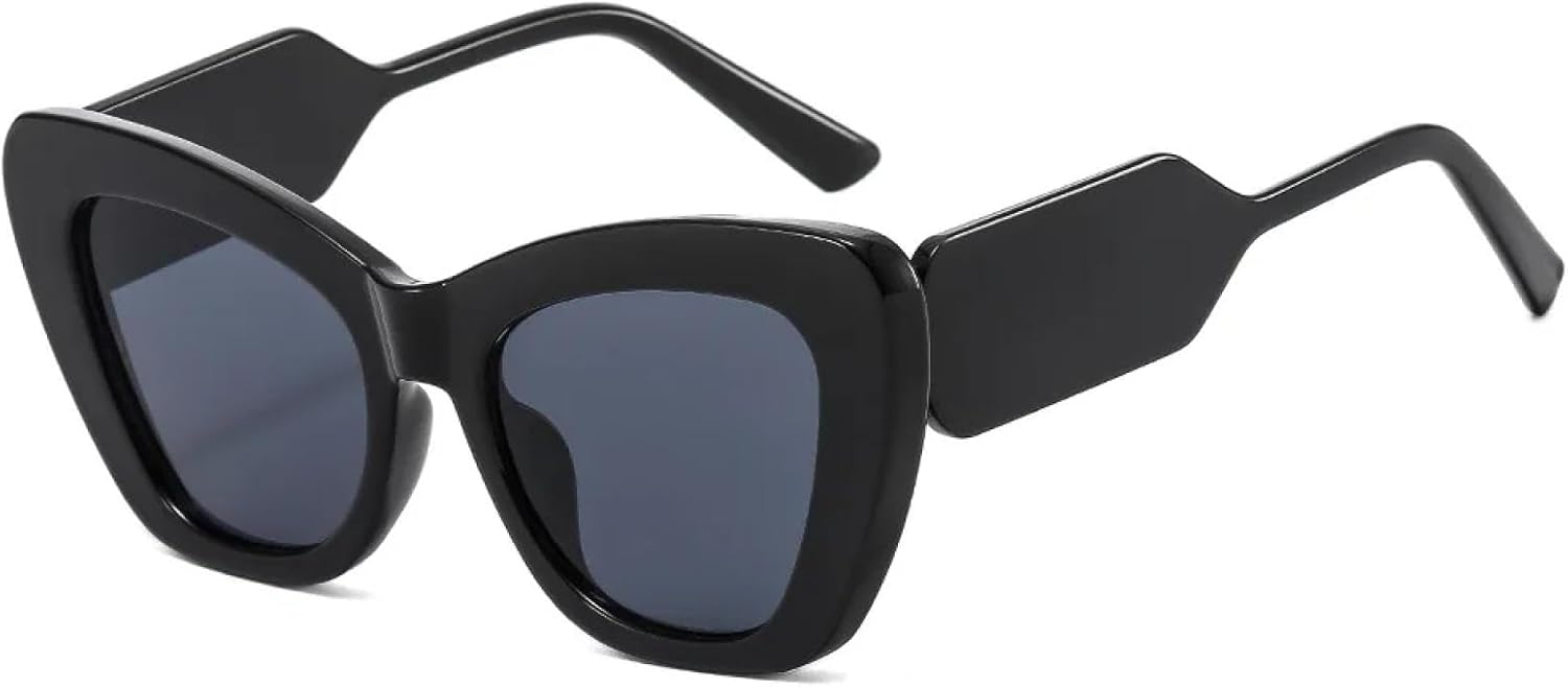 Солнцезащитные очки с защитой от УФ-излучения UV400 | «Кошачий глаз», увеличенного размера | для женщин и мужчин, для занятий спортом на открытом воздухе и вождения DSVIGF, Black Black
Солнцезащитные очки с защитой от УФ-излучения UV400 | «Кошачий глаз», увеличенного размера | для женщин и мужчин, для занятий спортом на открытом воздухе и вождения DSVIGF, Black Black