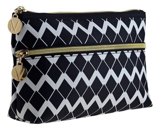 Черно-белая удлиненная косметичка с передним карманом Inter-vion
Черно-белая удлиненная косметичка с передним карманом Inter-vion