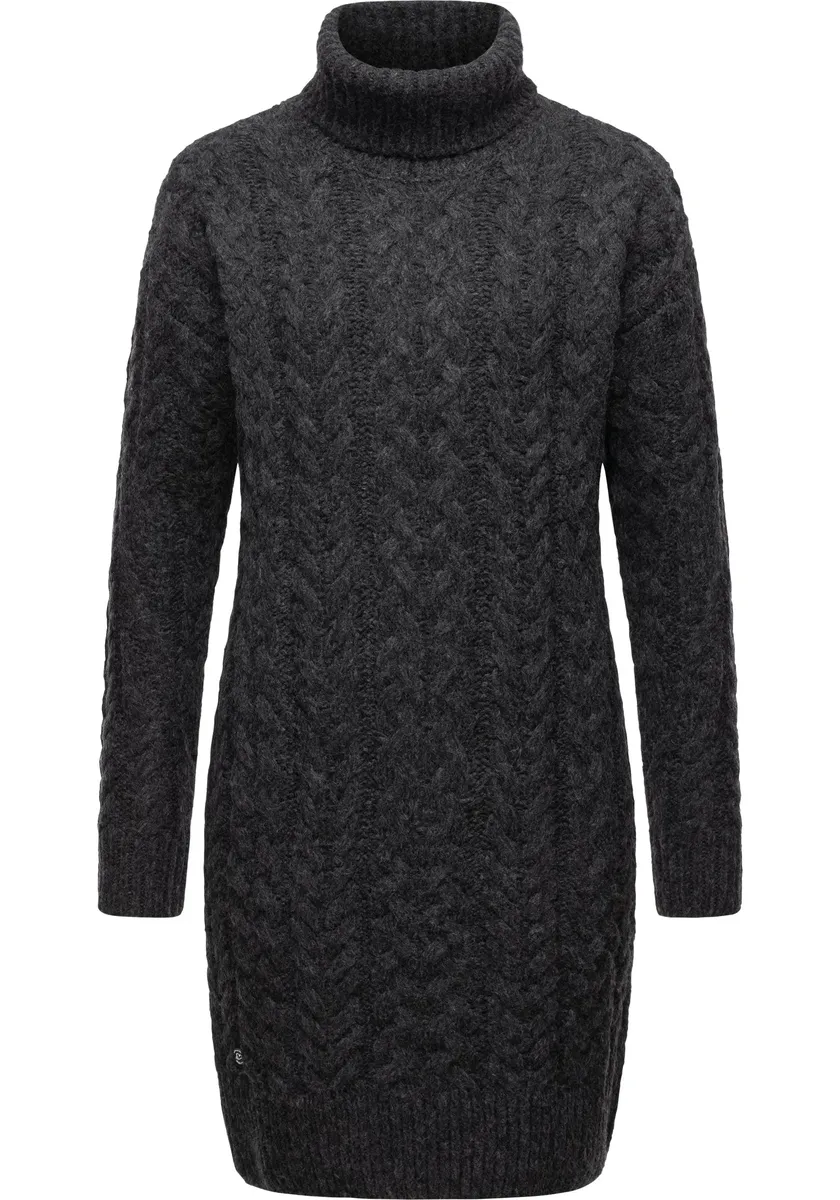 Трикотажное платье в стиле рэгвир "Жанна", теплое платье миди косой вязки с широкой водолазкой Ragwear, серый
Трикотажное платье в стиле рэгвир "Жанна", теплое платье миди косой вязки с широкой водолазкой Ragwear, серый