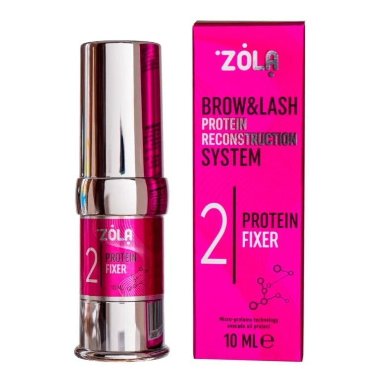 Zola, Этап ламинирования бровей, 02 Protein Fixer, 10 мл
Zola, Этап ламинирования бровей, 02 Protein Fixer, 10 мл