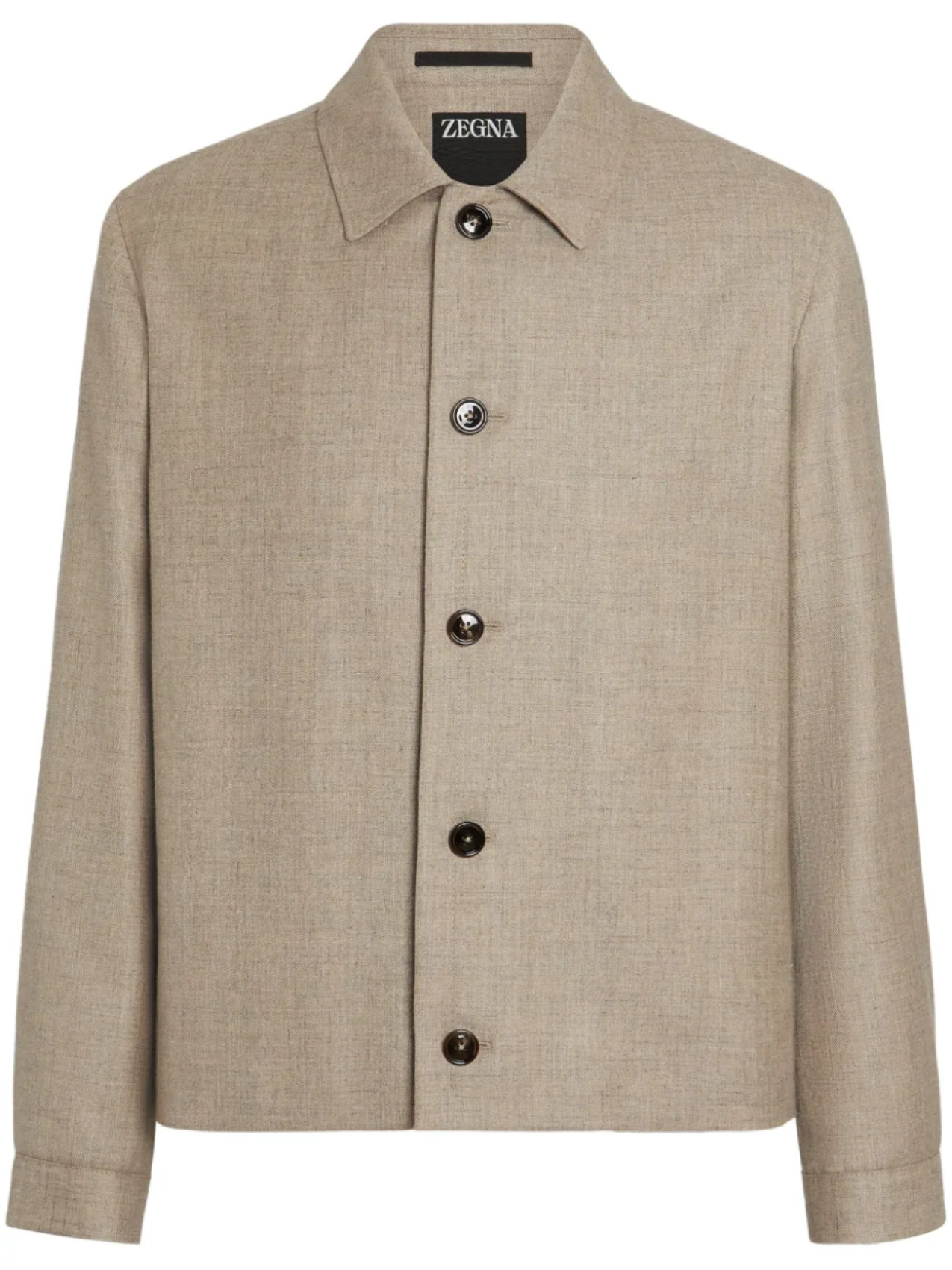 Zegna куртка-рубашка на пуговицах, нейтральный
Zegna куртка-рубашка на пуговицах, нейтральный