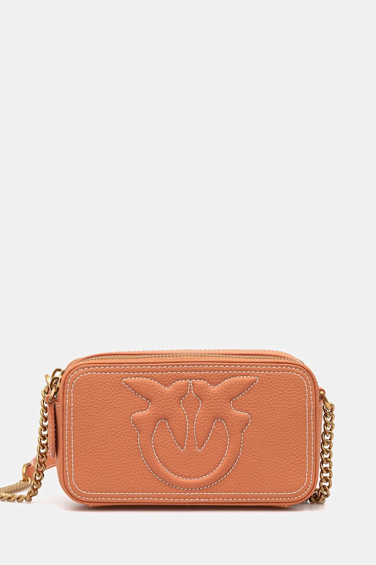 Кожаная сумка Pinko, оранжевый
Кожаная сумка Pinko, оранжевый