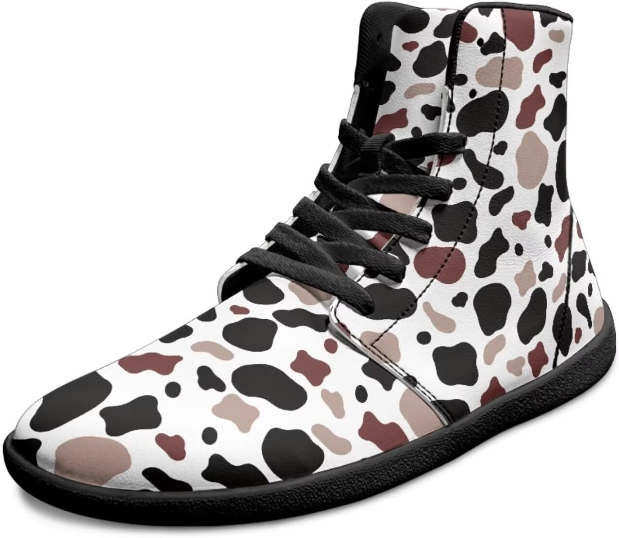 Высокие кроссовки для мужчин с широким носком, для босой ноги, противоскользящие, для занятий на улице, ходьбы и тренировок, ботинки до щиколотки Xixirimido, Cow Print Multicolor
Высокие кроссовки для мужчин с широким носком, для босой ноги, противоскользящие, для занятий на улице, ходьбы и тренировок, ботинки до щиколотки Xixirimido, Cow Print Multicolor