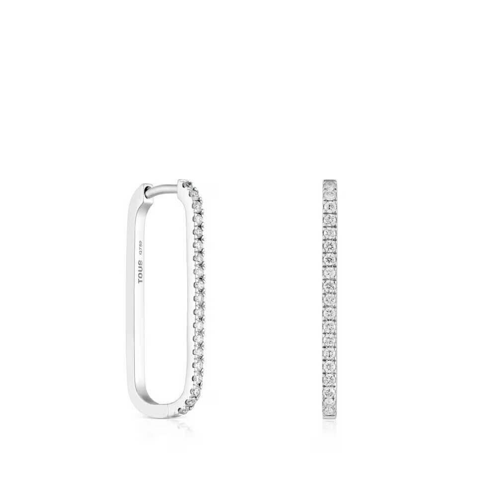 Серьги-кольца Tous Les Classiques Long Oval, 23,5 мм, белое золото/бриллианты
Серьги-кольца Tous Les Classiques Long Oval, 23,5 мм, белое золото/бриллианты