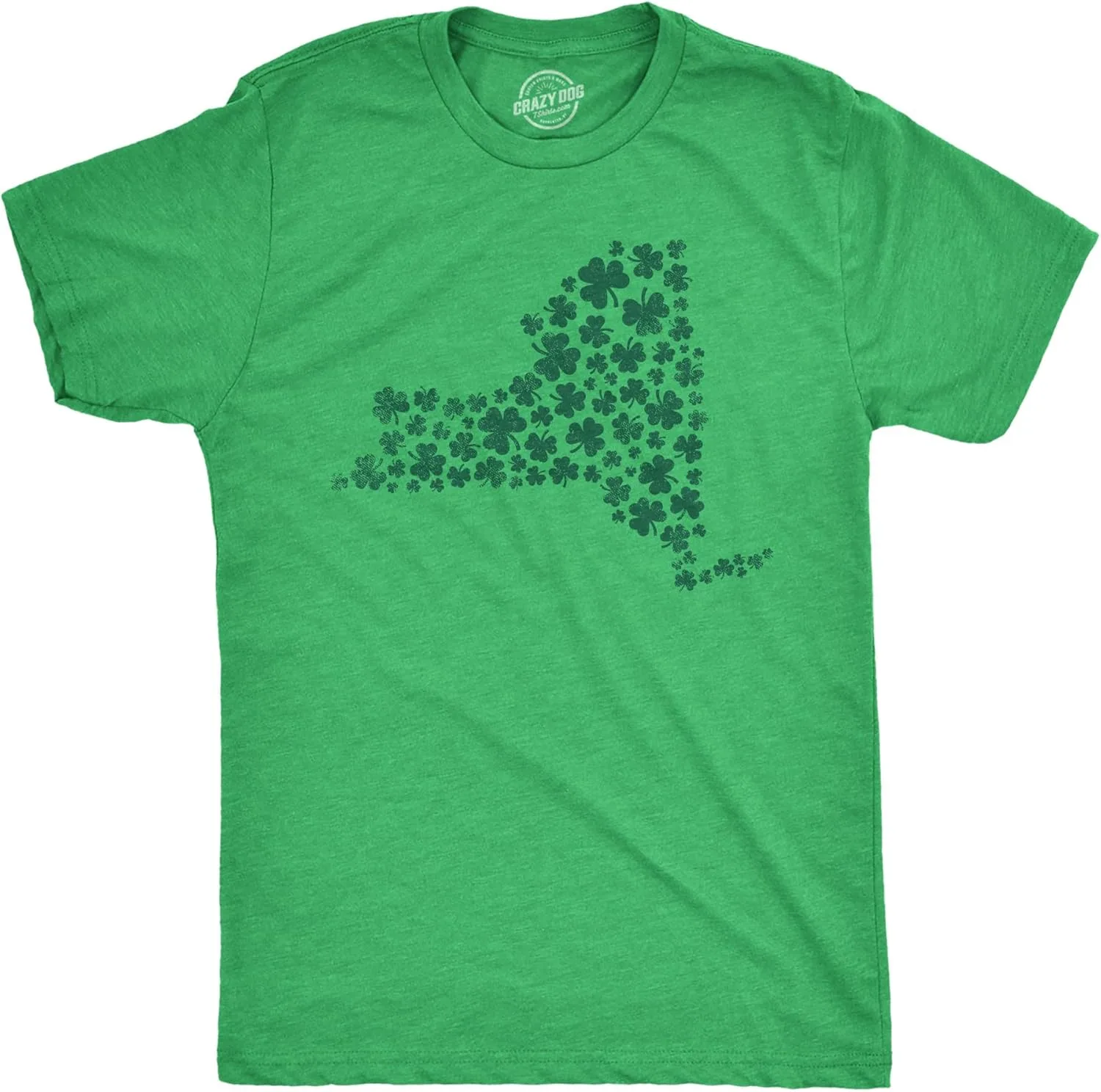 Футболка New York State Clovers с четырехлистным клевером Crazy Dog T-Shirts
Футболка New York State Clovers с четырехлистным клевером Crazy Dog T-Shirts