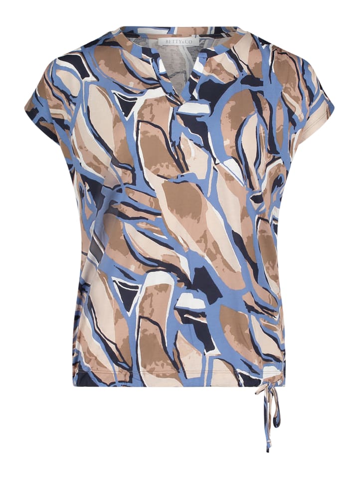 Повседневная рубашка со шнурком, цвет натуральный/синий BETTY & CO
Повседневная рубашка со шнурком, цвет натуральный/синий BETTY & CO