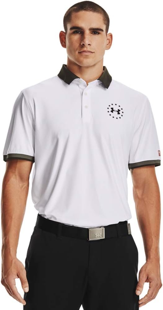 Under Armour мужская поло для гольфа Freedom Pique, White (100)/Baroque Green, Белый, Under Armour мужская поло для гольфа Freedom Pique, White (100)/Baroque Green
Under Armour мужская поло для гольфа Freedom Pique, White (100)/Baroque Green, Белый, Under Armour мужская поло для гольфа Freedom Pique, White (100)/Baroque Green