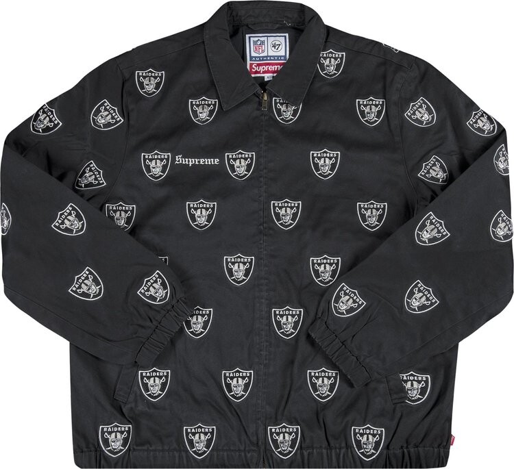 Куртка Supreme x NFL Raiders '47 Embroidered Harrington Jacket 'Black', черный
Куртка Supreme x NFL Raiders '47 Embroidered Harrington Jacket 'Black', черный
