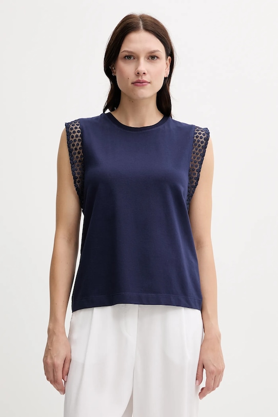 Топ United Colors Of Benetton, темно-синий
Топ United Colors Of Benetton, темно-синий