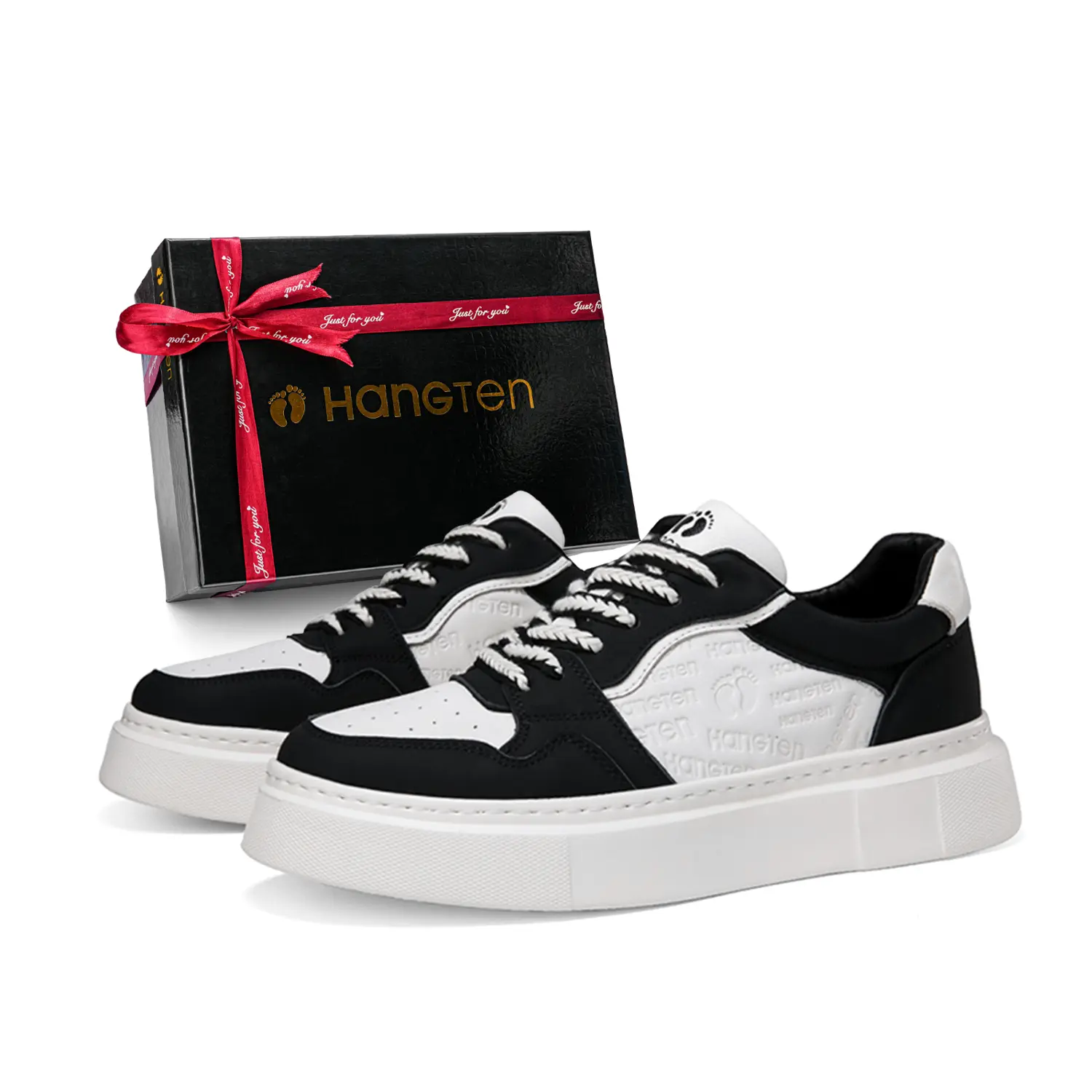 Нескользящие и износостойкие балансирующие низкие кроссовки для скейтбординга для мужчин HANG TEN, White
Нескользящие и износостойкие балансирующие низкие кроссовки для скейтбординга для мужчин HANG TEN, White