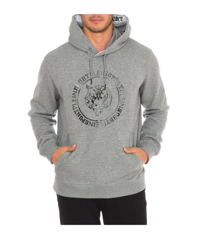 Худи с фирменным принтом и когтями Plein Sport, серый
Худи с фирменным принтом и когтями Plein Sport, серый