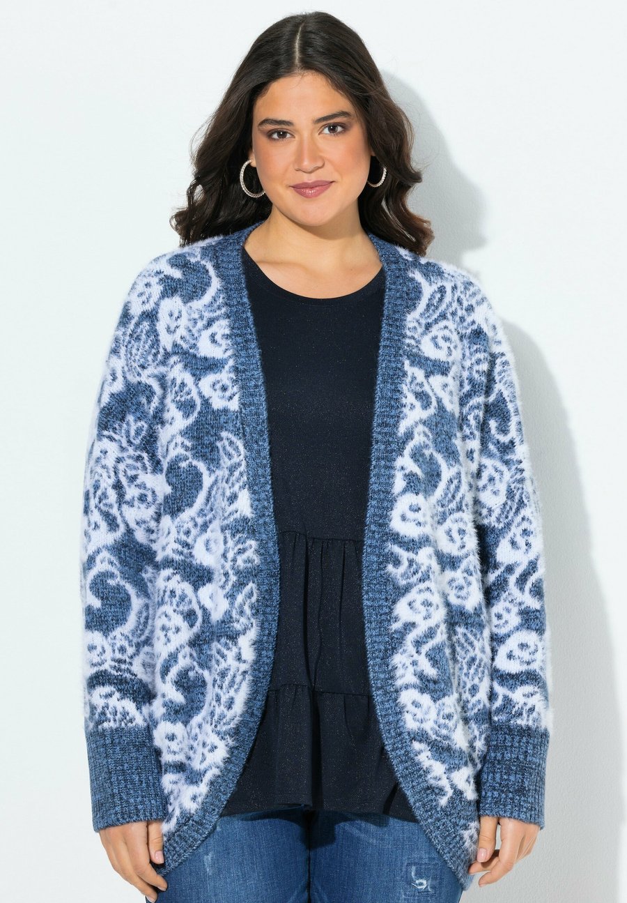 Кардиган Ulla Popken Cardigan, Atlantic Blue/Blue
Кардиган Ulla Popken Cardigan, Atlantic Blue/Blue