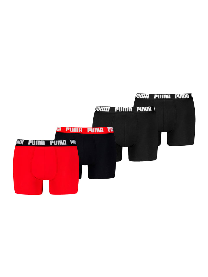 Боксерские шорты PUMA MEN EVERYDAY BASIC BOXERS 2P в размере 232 - черно-красные
Боксерские шорты PUMA MEN EVERYDAY BASIC BOXERS 2P в размере 232 - черно-красные
