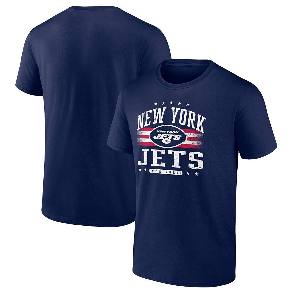 Мужская темно-синяя футболка Fanatics New York Jets Americana Fanatics Brands - White Label, цвет Jet Navy
Мужская темно-синяя футболка Fanatics New York Jets Americana Fanatics Brands - White Label, цвет Jet Navy