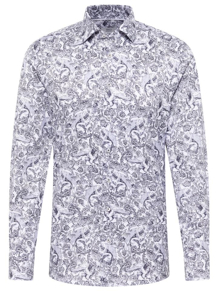 Рубашка Slim Fit черного цвета Eterna
Рубашка Slim Fit черного цвета Eterna