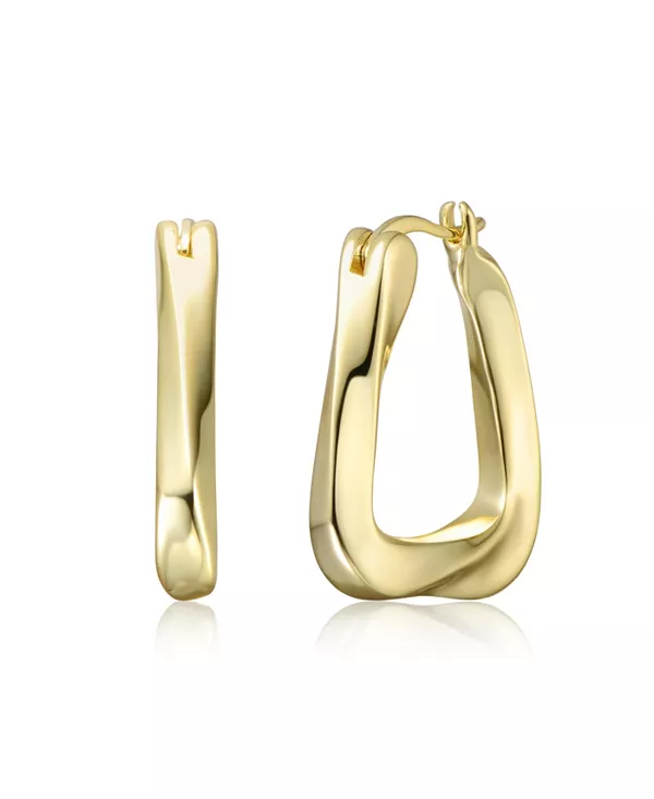 Волнистые витые серьги-кольца с покрытием из белого золота или 14-каратного золота Rachel Glauber, gold
Волнистые витые серьги-кольца с покрытием из белого золота или 14-каратного золота Rachel Glauber, gold