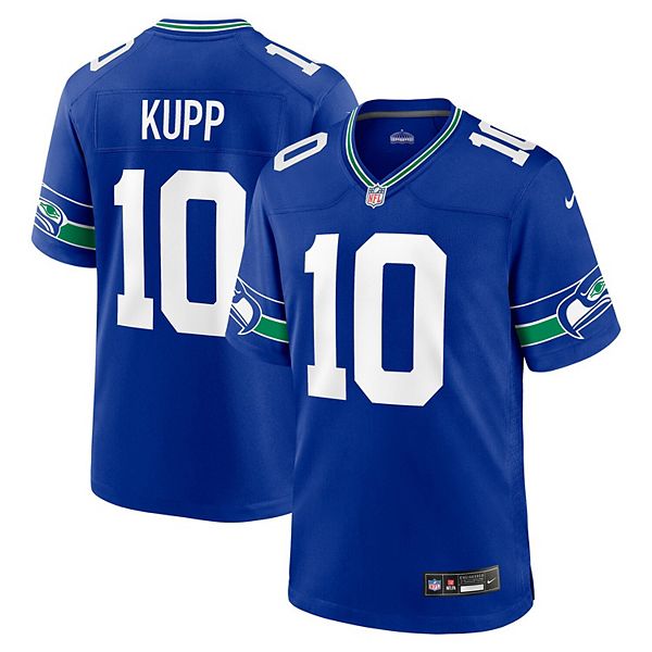 Мужская футболка Cooper Kupp Royal Seattle Seahawks Alternate Game Nike
Мужская футболка Cooper Kupp Royal Seattle Seahawks Alternate Game Nike
